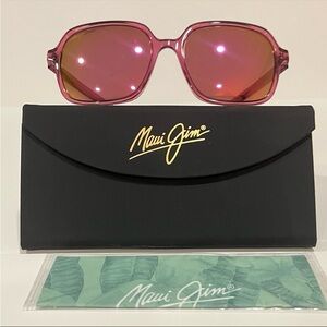 MAUI JIM sunglasses - Pink Sunrise Polarized / LITTLE BELL MJ860-28F / 55-18-140